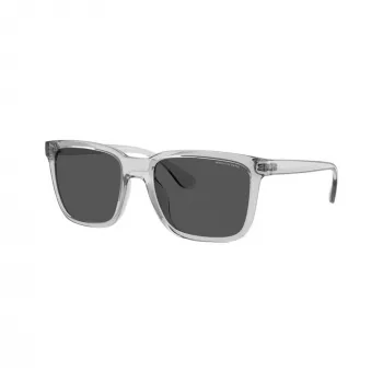 Armani Exchange moška pravokotna sončna očala AX4112SU82398, črna/siva, 55-19-145