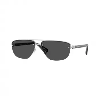 BURBERRY moška pilotska sončna očala BE3164, gunmetal okvir, temno sive leče, 62mm BE3164-100587