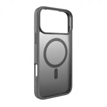 PURO ovitek za hrbtno stran za Apple iPhone 17 Pro Max, siv TPU, združljiv z MagSafe