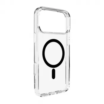 Puro zaščitni ovitek za Apple iPhone 17 Pro Max, prosojno črn, MagSafe