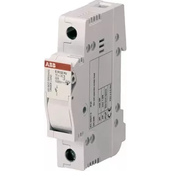 ABB STOTZ-KONTAKT E91/32PV varovalka z ločilnikom, 2-polna, 32 A, 1000 V DC, gPV cilindrična 10x38 mm, DIN letev 2CSM204713R1801