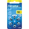Renata ZA10 cink-zrak baterija PR70 za slušne aparate, 105 mAh, 1,4 V, 6 kosov ZA10.DP6 0HG