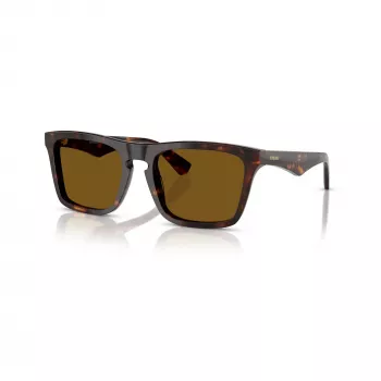 Burberry BE4434-300283 moška sončna očala, temno rjav havana okvir, rjave gradientne leče, 57/20/145 mm