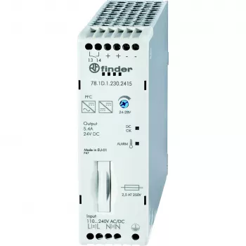 Finder 78.1D.1.230.2415 napajalnik za DIN-tirnico 24 V/DC 5,4 A 130 W