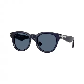 Burberry BE4439-412080 moška sončna očala, kvadratna, acetat, Havana/temno siva, 51mm
