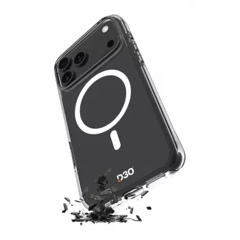PURO prozoren ovitek za Apple iPhone 17 Pro Max z MagSafe - bel