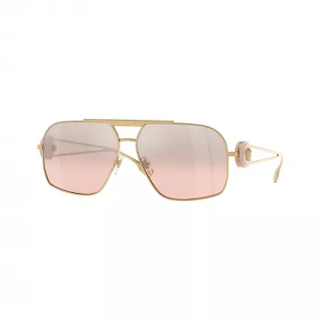 Versace VE2269-10027E ženska sončna očala, bledo zlat okvir, rjave gradient leče, 60/14/140 mm