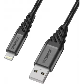 OtterBox Premium kabel Lightning na USB-A 1m črn 78-52643