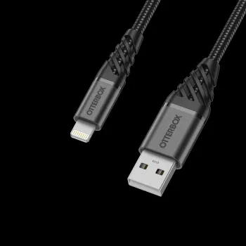 OtterBox Premium kabel Lightning na USB-A 1m črn 78-52643