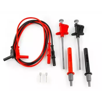 HT Instruments 425 komplet merilnih vodnikov, CAT IV 600V / CAT III 1000V, 1,5 m, 16 A, 4mm vtiči banana z zaščito, rdeče/črni 1003040