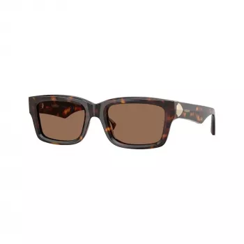 Burberry BE4443-300273 ženska sončna očala cat eye, okvir Havana, rjave gradient leče, 55mm