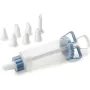 IBILI 104629 komplet brizgalk za dekoriranje peciva, 18 cm, 6 nastavkov iz nerjavnega jekla, bel