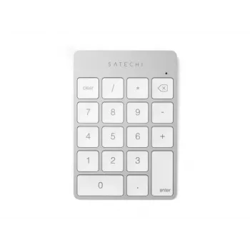 Satechi Slim brezžična tipkovnica – Bluetooth numerična tipkovnica, srebrna