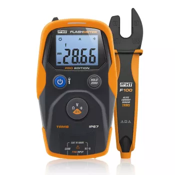 HT Instruments Flashmeter Pro TRMS digitalni multimeter z luksmetrom in merjenjem trajanja bliska 1010601