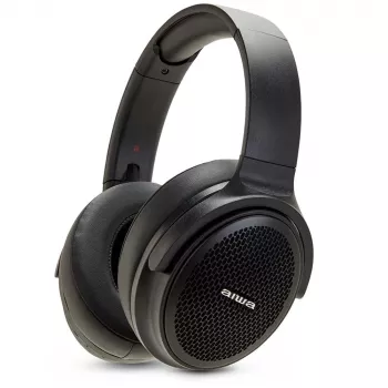 AIWA HST-250BT/BK brezžične ušesne slušalke z mikrofonom HyperBass, Bluetooth 5.0, IPX4, črne