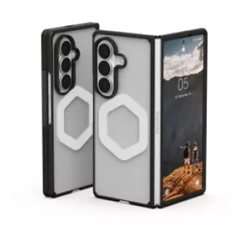 UAG Urban Armor Gear ovitek Mouve z magnetnim modulom za Samsung Galaxy Z Fold8 Ultra – Ice (prosojen)/črn 214560114343