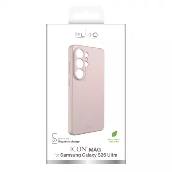 SBS Mobile ovitek Icon za Samsung Galaxy S26 Ultra – združljiv z MagSafe, roza PUSGS26UICONMAGROSE