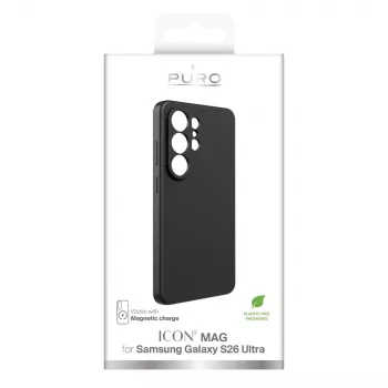 SBS Mobile ovitek Icon Mag za Samsung Galaxy S26 Ultra – črn PUSGS26UICONMAGBLK