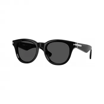 Burberry BE4439F300187 moška kvadratna sončna očala iz acetata, črno-temno siva, 51-21-145 mm