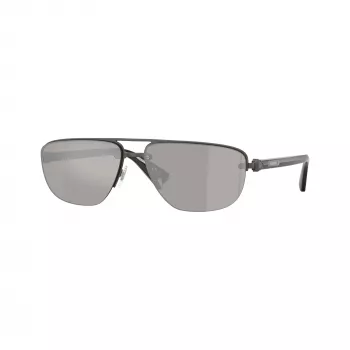 Burberry BE3164-13166G moška sončna očala Pilot, črn okvir, sive gradient leče, 62mm