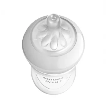 Philips Avent Natural Response nastavek za dojenčkovo stekleničko, hiter pretok mleka, 3m+, paket 2, silikon, prozoren