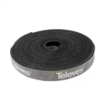 Televes KB 8 zvitek ježkov za kable, 8 mm x 10 m, črn, za večkratno uporabo 200101