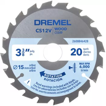 Dremel CS500 leseno krožno rezilo 85mm, z volframovim karbidom, 20 zob, za DSM20 Compact Saw 2608846431