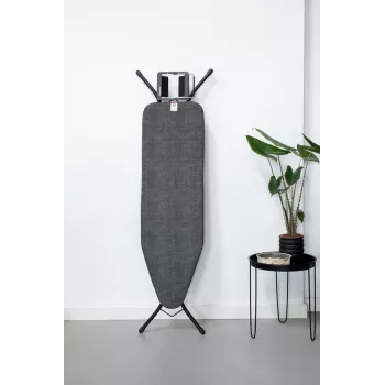 Brabantia prevleka za likalno desko Denim Black, velikost B, 124x38 cm, 8mm oblazinjenje