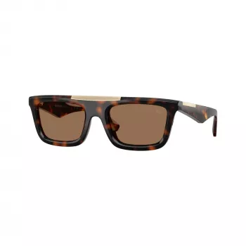 Burberry BE4451U300273 moška kvadratna acetatna sončna očala, havana, rjave gradientne leče, 54-21-140