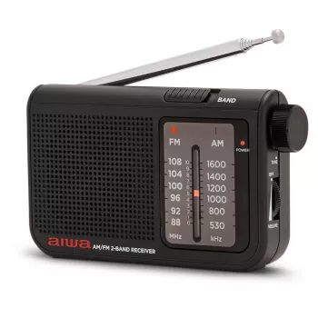 AIWA RS-55/BK prenosni analogni žepni radio AM/FM, črn