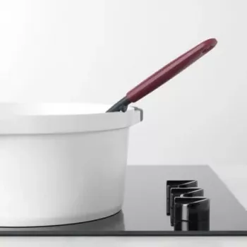 Brabantia Profile Line lopatka za ponev z režami, jajčevca rdeča