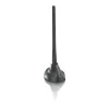 PHILIPS SDV5100/12 sobna TV antena z ojačitvijo 18 dB, UHF/VHF/FM, črna