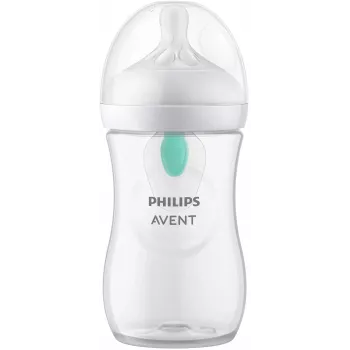 Philips Avent Natural Response steklenička proti kolikam z ventilom AirFree 260 ml, srednji nastavek, 1M+