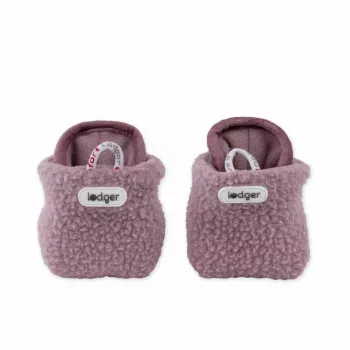 Lodger Slipper Teddy otroški copati, roza, 6-12 mesecev, podplat proti drsenju, flis
