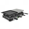 Tristar RA-2747 raclette s premazom proti prijemanju, kontrolna lučka, funkcija žara, črna, kamen