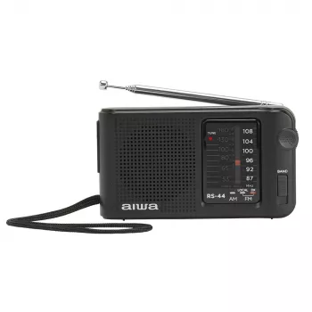 AIWA RS-44 žepni radio AM/FM, črn