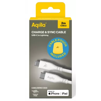AQIILA 4SI843 USB-C na Lightning kabel za polnjenje in sinhronizacijo 2m 60W PD AQCBPBIC4SI843