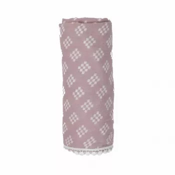 Lodger Swaddle Tribe muslin povijalka 120x120 cm Rose