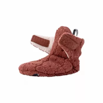 Lodger Slipper Folklore Fleece copati za dojenčke, 12-18 mesecev, Rosewood