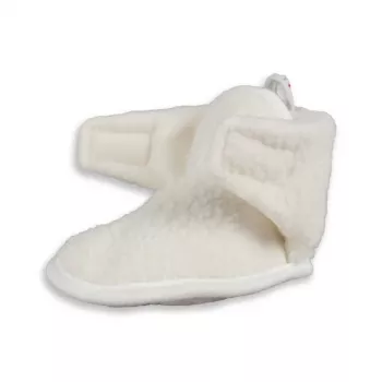 Lodger Slipper Teddy otroški copati Cloud Dancer 6-12m