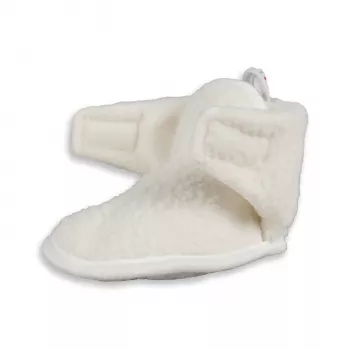 Lodger Slipper Teddy copati za dojenčke, Cloud Dancer, 12-18 mesecev