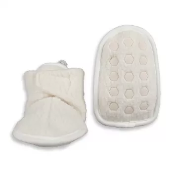 Lodger Slipper Teddy copati za dojenčke, Cloud Dancer, 12-18 mesecev