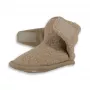 Lodger Teddy copati za dojenčke, beige, 12-18 mesecev, nedrseč podplat, mehak fleece