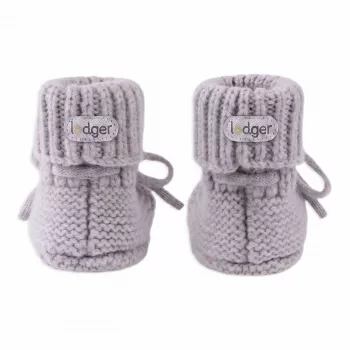 Lodger Slipper Merino Wool copati za dojenčke, Stone, 0-6 mesecev