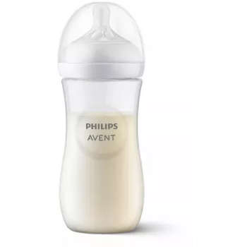 Philips Avent Natural Response steklenička 330 ml, duda s hitrim pretokom, 3m+