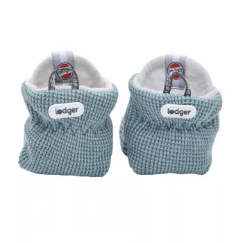Lodger Slipper Ciumbelle bombažni copati za dojenčke, 3-6 mesecev, Ocean