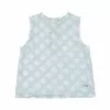 Lodger Tank Topper Tribe muslin otroška majica brez rokavov, Ice Flow, 68 cm