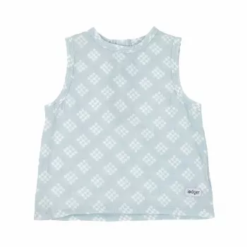 Lodger Tank Topper Tribe muslin otroška majica brez rokavov, Ice Flow, 68 cm
