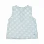 Lodger Tank Topper Tribe muslin otroška majica brez rokavov, Ice Flow, 68 cm