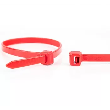 WKK rdeče najlonske vezice 100 x 2,5 mm, 100 kosov 11032271